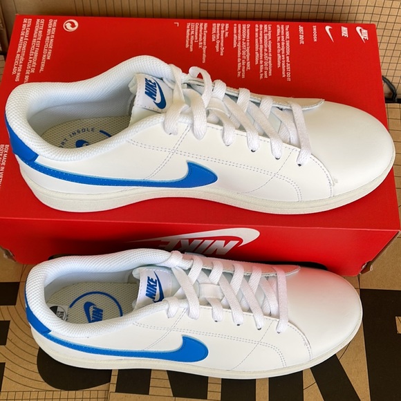 Nike Court Royal 2 Low White / Light Photo Blue Men’s - Picture 4 of 16